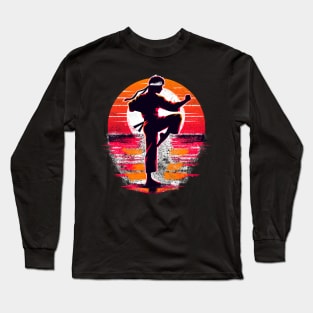 Karate training KID Long Sleeve T-Shirt